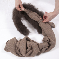 Multiway Alpaca Fur Headband or Collar Thumbnail