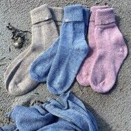 Alpaca Ladies Silky Bed Socks - 100% Alpaca Thumbnail