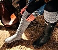 NEW! Men's Alpaca Knee Socks Thumbnail