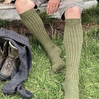NEW! Men's Alpaca Knee Socks